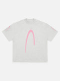 Inverted U-Graphic Oversized T-Shirt