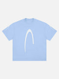 Inverted U-Graphic Oversized T-Shirt