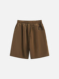 Vibrant Green Relaxed-Fit Knee-Length Shorts