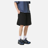 Vibrant Green Relaxed-Fit Knee-Length Shorts