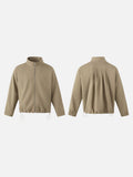 DAXUEN khaki relaxed-fit bomber jacket