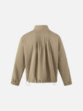 DAXUEN khaki relaxed-fit bomber jacket
