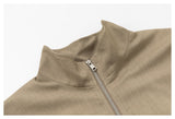DAXUEN khaki relaxed-fit bomber jacket