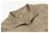 DAXUEN khaki relaxed-fit bomber jacket
