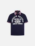DAXUEN Short-sleeved polo shirt with graphic print