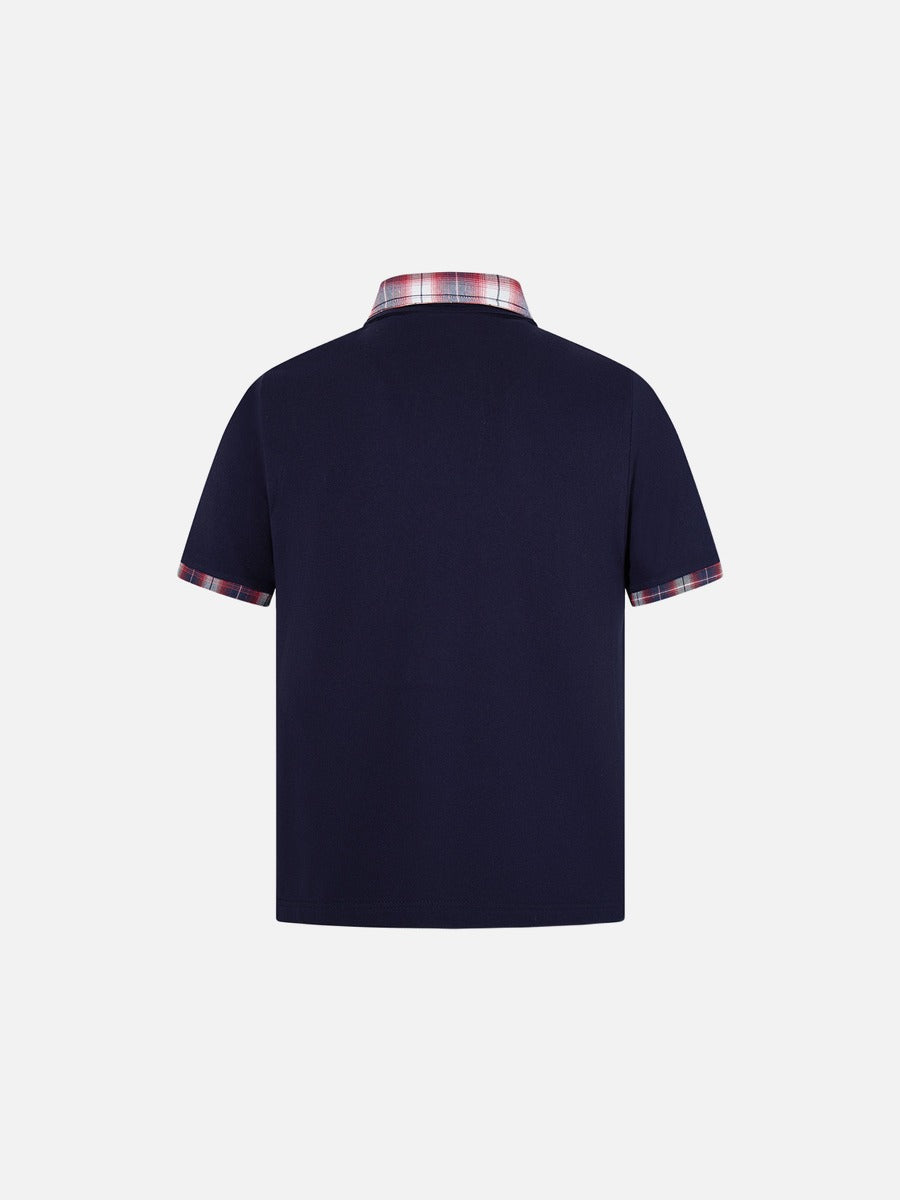 DAXUEN Short-sleeved polo shirt with graphic print