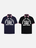DAXUEN Short-sleeved polo shirt with graphic print