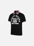 DAXUEN Short-sleeved polo shirt with graphic print