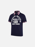 DAXUEN Short-sleeved polo shirt with graphic print