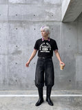 DAXUEN Short-sleeved polo shirt with graphic print — model photo