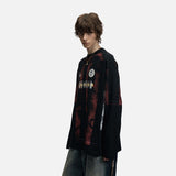 DAXUEN Vintage Striped Long Sleeve Kit Tee