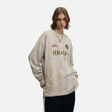 DAXUEN Vintage Striped Long Sleeve Kit Tee