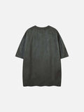 DAXUEN Oversized short-sleeved t-shirt with script graphic