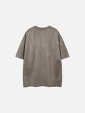 DAXUEN Oversized short-sleeved t-shirt with script graphic