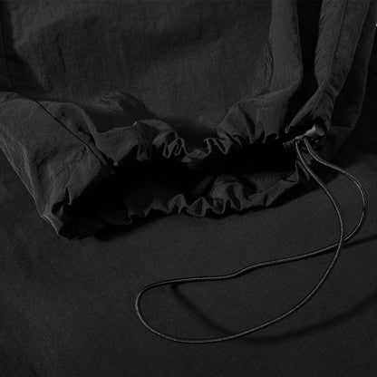 Layered Black Cargo Star Pants