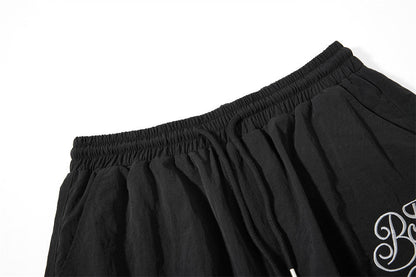 Layered Black Cargo Star Pants
