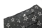 Layered Black Cargo Star Pant