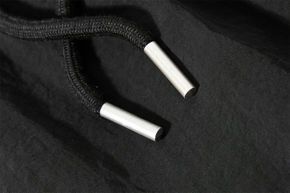 Layered Black Cargo Star Pants