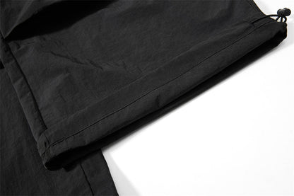 Layered Black Cargo Star Pants