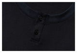 DAXUEN black layered long-sleeve tee with striped sleeves