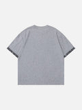 DAXUEN Men's relaxed-fit heather grey t-shirt