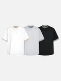 DAXUEN Layered contrast short-sleeve T-shirt
