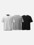 DAXUEN Layered crewneck short-sleeved t-shirt