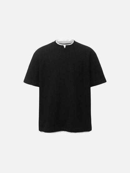 DAXUEN Layered crewneck short-sleeved t-shirt
