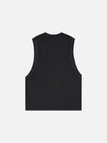 DAXUEN Layered T-shirt and vest set with graphic design