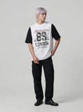 DAXUEN Layered graphic t-shirt and sleeveless vest combo — model photo