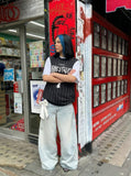 DAXUEN Layered short-sleeve t-shirt with sleeveless vest — model photo