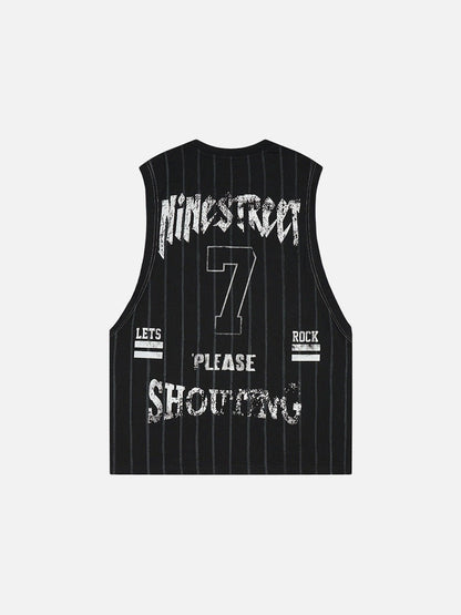 DAXUEN Layered short-sleeve t-shirt with sleeveless vest