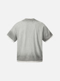 DAXUEN Heather grey short-sleeved graphic t-shirt