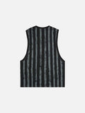 DAXUEN Layered short-sleeved t-shirt with vest overlay