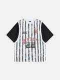 DAXUEN Layered short-sleeved t-shirt with vest overlay