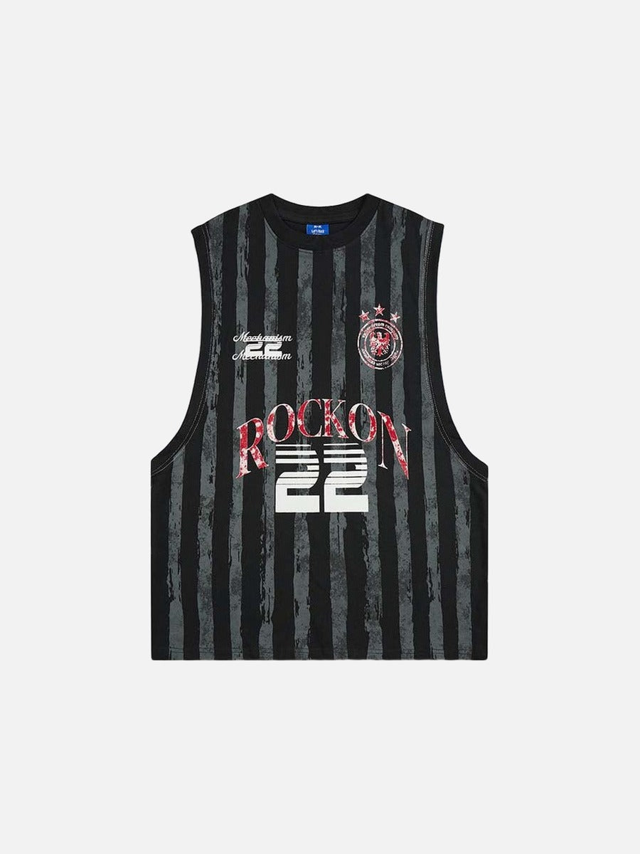 DAXUEN Layered short-sleeved t-shirt with vest overlay