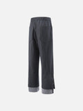 DAXUEN Layered hem wide-leg casual pants