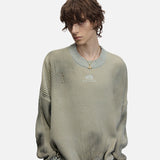 DAXUEN Layered long-sleeve graphic t-shirt with plaid sleeves