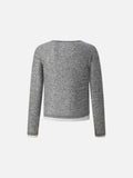 DAXUEN Layered look long sleeve crew neck top