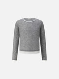DAXUEN Layered look long sleeve crew neck top