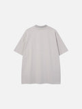 DAXUEN Oversized short-sleeved T-shirt with layered neckline design