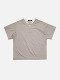 DAXUEN Layered relaxed-fit short-sleeved t-shirt