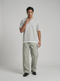 DAXUEN Layered relaxed-fit short-sleeved t-shirt — model photo