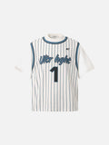 Layered Striped Graphic T-Shirt
