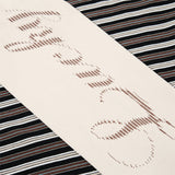 DAXUEN layered striped henley graphic tee