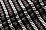 DAXUEN layered striped henley graphic tee