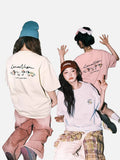 DAXUEN Oversized Back-Print Dog Graphic Tee