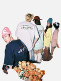 DAXUEN Oversized Back-Print Dog Graphic Tee