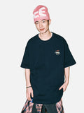 DAXUEN Oversized Back-Print Dog Graphic Tee