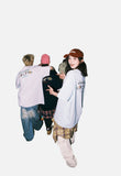 DAXUEN Oversized Back-Print Dog Graphic Tee